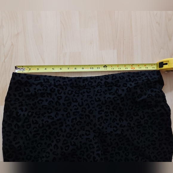 Isaac Mizrahi Live Black Leopard Print Pants Plus Petites - Picture 10 of 11